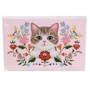 cinemacollection フェリシモ猫部 ミニ メッセージカード ミニ ネームカード 8枚セットNC-29 ねこ アクティブコーポレーション プレゼントカード 大人向け キャラクター グッズ 文房具