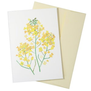 cinemacollection グリーティングカード tomocollage Paper Collage Card 貼り絵カード 春柄2 アクティブコーポレーション メッセージカード 封筒付き グッズ シネマコレクション 文房具