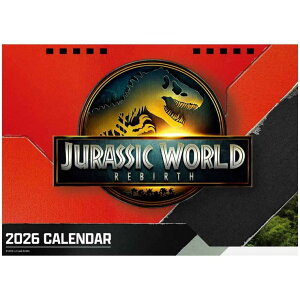 cinemacollection ジュラシックワールド 復活の大地 2026 Calendar 2026年卓上カレンダー スケジュール 恐竜 インロック 書き込み 映画キャラクター グッズ 文房具