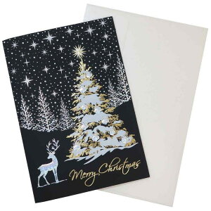 cinemacollection CHRISTMAS グリーティングカード イタリア製クリスマスカード ツリー5 アクティブコーポレーション ギフト雑貨 封筒付き Xmasカード グッズ 文房具