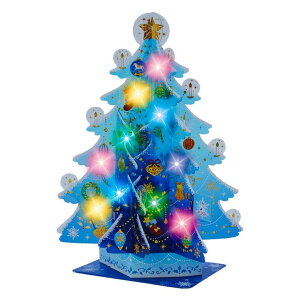 cinemacollection CHRISTMAS グリーティングカード メロディ JXPM20-3 クリスマスカード 立体 透明青ツリー サンリオ プレゼント ポップアップ グッズ 文房具