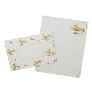 cinemacollection 村田夏佳 お手紙セット しばいぬと純喫茶レターセット プリン 犬 アクティブコーポレーション 便箋&封筒 かわいい グッズ 文房具
