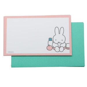 cinemacollection ミッフィー グリーティングカード ミニカードセット pink ディックブルーナ Green Flash メッセージカード ミニカード&ミニ封筒 絵本キャラクター グッズ 文房具