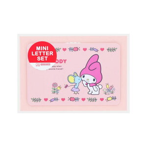 cinemacollection マイメロディ 手紙セット ミニレターセット ピンク サンリオ サンスター文具 ミニ便箋&ミニ封筒 キャラクター グッズ 文房具