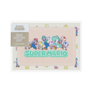 cinemacollection スーパーマリオ 手渡し手紙セット ミニレターセット 味方 サンスター文具 ミニ便箋&ミニ封筒 キャラクター グッズ 文房具