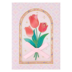 cinemacollection グリーティングカード タモクテキ MU265-5 チューリップ サンリオ 多目的 メッセージカード 封筒付き グッズ 文房具
