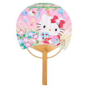 【10%OFFクーポン配布中!10/27(月)9:59まで】cinemacollection ハローキティ グリーティングカード シヨチユウJSP 19-5 サマー ハローキティ風鈴竹うちわ サンリオ 暑中お見舞い キャラクター グッズ