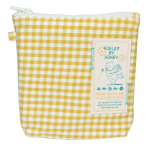 cinemacollection くまのプーさん ミニポーチ 縦長ポーチ YE ディズニー マリモクラフト 化粧ポーチ 小物入れ キャラクター グッズ バッグ・鞄