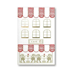 cinemacollection ROKKAKU ポチ袋 箔ぽち袋 メッセージカード付き 街並み 3セット入り カフェ フタバ 箔押し お年玉 お盆玉 グッズ 文房具