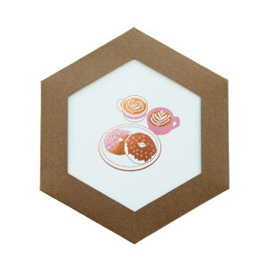 cinemacollection ROKKAKU CARD グリーティングカード メッセージカード ごほうびスイーツ ドーナツ フタバ 箔押し カード&封筒 グッズ 文房具