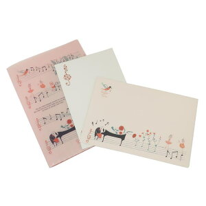 cinemacollection Happy Tone 手紙セット&ポケットファイル ファイル付レターセット カノン 木野瀬印刷 便箋&封筒 ミニファイル かわいい グッズ 文房具