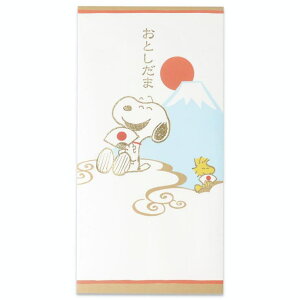 【10%OFFクーポン配布中!10/27(月)9:59まで】cinemacollection スヌーピー ぽち袋 お札用お年玉袋 2枚入り お札用SN箔富士と初日3 ピーナッツ 日本ホールマーク 年賀状 お正月 キャラクター グッズ
