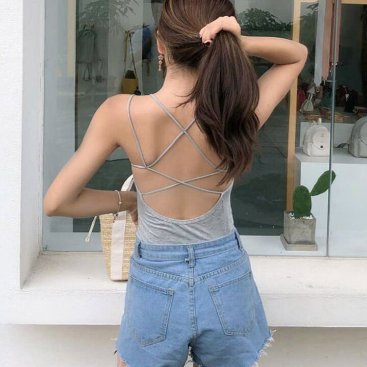 楽天市場】背中あき キャミソール パッド付き : SHOPLIST