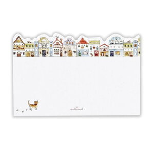 cinemacollection タイニー アニマル テイル メッセージカード ミニメッセージカード 8枚入り TATカットネコと街並2 日本ホールマーク プレゼントカード 多目的 かわいい グッズ 文房具