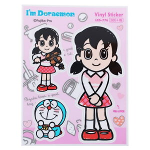 cinemacollection ドラえもん ダイカット ステッカー 防水 ステッカー しずかちゃん サンリオ ゼネラルステッカー DECOシール 耐光 耐水 アニメキャラクターグッズ シネマコレクション 文房具