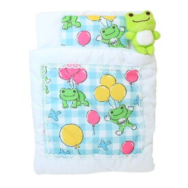 【10％OFFクーポン！6/11(木)1:59まで】cinemacollection かえるのピクルス ぬいぐるみ用小物 ふとん 風船柄 BL ナカジマ ビーンドール用品 キャラクター グッズ ファッション雑貨