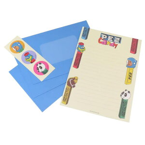 cinemacollection PEZ ペッツ 手紙セット レターセット PEZ ブルー S&C 便箋&封筒 キャラクター グッズ 文房具