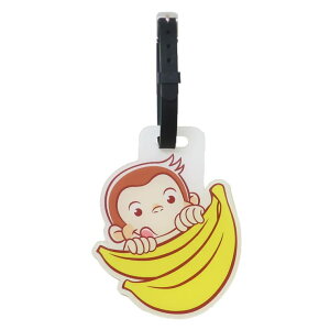 cinemacollection おさるのジョージ ネームタグ アクリルネームタグL バナナ アイプランニング 幼稚園 小学生 紛失防止 絵本キャラクター グッズ ファッション雑貨