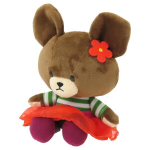 cinemacollection くまのがっこう ぬいぐるみ プラッシュドールS レトロガーリー ジャッキー  ナカジマ プレゼント かわいい 絵本キャラクター グッズ ファッション雑貨