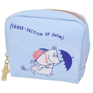 【10%OFFクーポン配布中!10/27(月)9:59まで】cinemacollection ムーミン コスメポーチ スクエアポーチ 傘 北欧 スモールプラネット 小物入れ 化粧ポーチ キャラクター グッズ バッグ・鞄