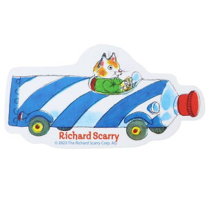 cinemacollection リチャードスキャリー ダイカットシール キャラクターステッカー はみがき粉カー スモールプラネット ダイカットビニールステッカー デコシール 耐水性 絵本キャラクター グ