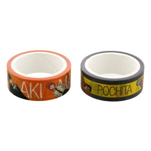 cinemacollection チェンソーマン マスキングテープ マスキングテープ2個セット 15mmマステ A 少年ジャンプ サンスター文具 デコレーション アニメキャラクター グッズ 文房具