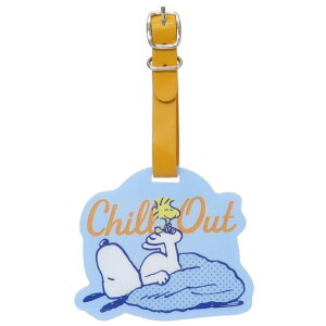 cinemacollection スヌーピー ネームタグ アクリルラゲッジタグ Chill out ピーナッツ ティーズファクトリー トラベル雑貨 キャラクター グッズ ファッション雑貨