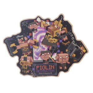 cinemacollection }CNtgWFY _CJbgV[ gxXebJ[ PIGLIN DESTRUCTION Minecraft Legends GXJC ϐ ό Q[LN^[ ObY [