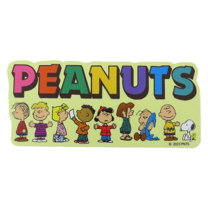 cinemacollection スヌーピー シール アウトドアステッカー カラフルロゴ ピーナッツ スモールプラネット デコシール デコステッカー ギフト キャラクター グッズ 文房具