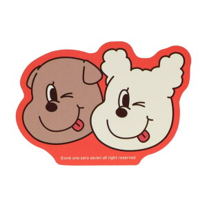 cinemacollection 1107 イルイルゴンチル ビッグシール ダイカットステッカー D サンスター文具 食洗機対応 電子レンジOK キャラクター グッズ 文房具