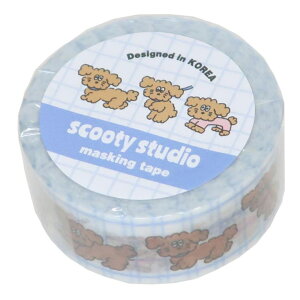 cinemacollection scooty studio マスキングテープ 18mmマステ Charlie walking フロンティア デコレーション かわいい グッズ 文房具