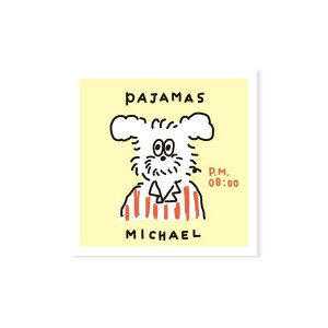 cinemacollection scooty studio キャラクターステッカー ダイカットステッカー Michael pajamas フロンティア デコシール デコレーション 耐水耐光 かわいい グッズ 文房具