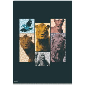 【土日限定！25％OFFクーポン！】cinemacollection ライオンキング ムファサ クリアファイル Wポケットクリアファイル ディズニー インロック 新学期 入学準備 文具 かわいい キャラクター グッズ 文房具