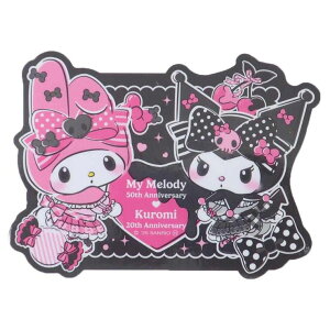 cinemacollection マイメロディ クロミ ダイカットシール キャラクターステッカー ピンクブラックパーティ なかよし サンリオ スモールプラネット デコシール 耐水性 キャラクター グッズ 文房