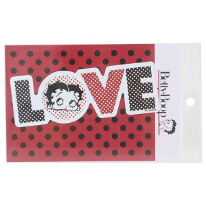cinemacollection �x�e�B�u�[�v �r�b�O�V�[�� �r�b�O�T�C�Y�X�e�b�J�[ LOVE BETTY BOOP �[�l�����X�e�b�J�[ �ϐ��ό� �f�R�X�e�b�J�[ �L�����N�^�[ �O�b�Y ���[��