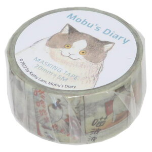 cinemacollection Mobu's Diary }XLOe[v 20mm}Xe Meow Green Flash fR[V DECOe[v 킢 ObY [