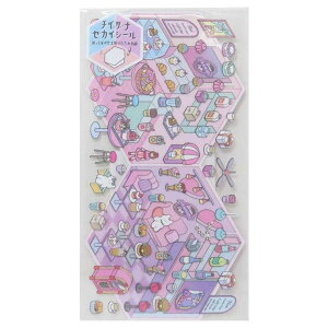 cinemacollection シールシート チイサナセカイシール イチゴミルクNOオヘヤ カミオジャパン デコシール かわいい グッズ 文房具