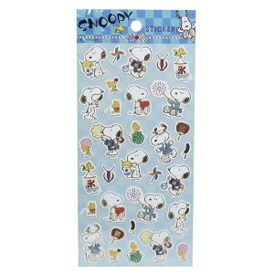 cinemacollection スヌーピー シールシート 和風 デコ ステッカー 祭り ピーナッツ S&Cコーポレーション かわいい キャラクター グッズ シネマコレクション 文房具