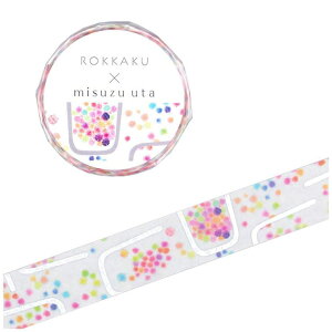 cinemacollection ROKKAKU x misuzu uta ݂U }XLOe[v 15mm }Xe ē̖ t^o  q݂U 蒠fR fR[V ObY [