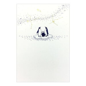 cinemacollection ROKKAKU こよみシリーズ POSTCARD こよみ季節はがき 1枚入り 7月 星空 フタバ ポストカード 箔押し メッセージカード グッズ 文房具