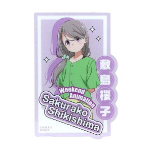 cinemacollection mono ダイカットシール クリアステッカー 敷島桜子 サンスター文具 デコシール デコレーション アニメキャラクター グッズ 文房具