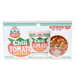 cinemacollection カップヌードル CUPNOODLE ダイカットステッカー ステッカーセット チリトマトヌードル funbox おもしろ文具 かわいい グッズ 文房具