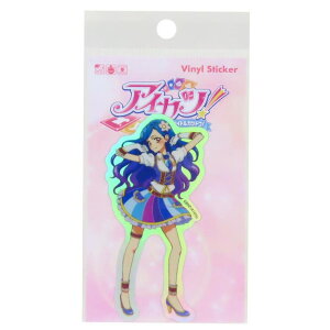 cinemacollection アイカツ! ダイカットシール ホログラムステッカー 風沢そら ゼネラルステッカー 耐水耐光 デコステッカー キャラクター グッズ 文房具
