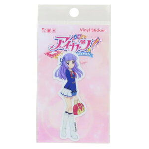 cinemacollection アイカツ! ダイカットシール ビニールステッカー 氷上スミレ 制服 ゼネラルステッカー 耐水耐光 デコステッカー キャラクター グッズ 文房具