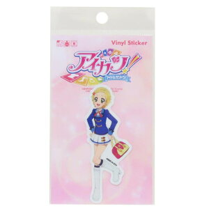 cinemacollection アイカツ! ダイカットシール ビニールステッカー 新条ひなき 制服 ゼネラルステッカー 耐水耐光 デコステッカー キャラクター グッズ 文房具