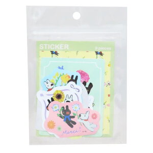 cinemacollection リサとガスパール フレークシール フレークステッカーS 花 S&C デコレーション DECOシール 絵本キャラクター グッズ 文房具