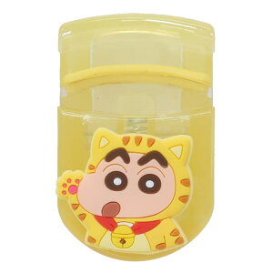 cinemacollection クレヨンしんちゃん コスメ雑貨 マスコット付きアイラッシュカーラー イエロー アイプランニング メイク用品 化粧 アイメイク アニメキャラクター グッズ メイク小物