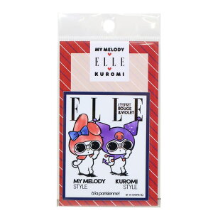 cinemacollection ELLExマイメロディ&クロミ ダイカットシール ダイカットステッカー ポスター サンリオ ゼネラルステッカー デコシール 耐水耐光 キャラクター グッズ 文房具