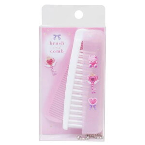 cinemacollection エクランウルー ヘアブラシ ストーン付き折りたたみブラシ&コーム MAGICAL PINK カミオジャパン 折りたたみくし かわいい グッズ ヘアケア