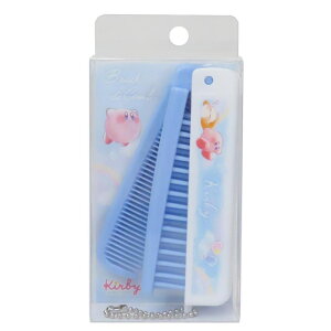 cinemacollection 星のカービィ ヘアブラシ 折りたたみ ブラシ&コーム ENJOY PICNIC カミオジャパン 折りたたみくし キャラクター グッズ ヘアケア